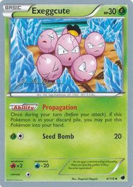 Exeggcute (4/116) (HonorStoise - Jacob Van Wagner) [World Championships 2015] | Shuffle n Cut Hobbies & Games