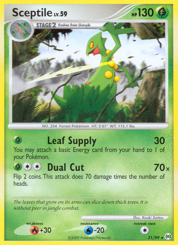 Sceptile (31/99) [Platinum: Arceus] | Shuffle n Cut Hobbies & Games