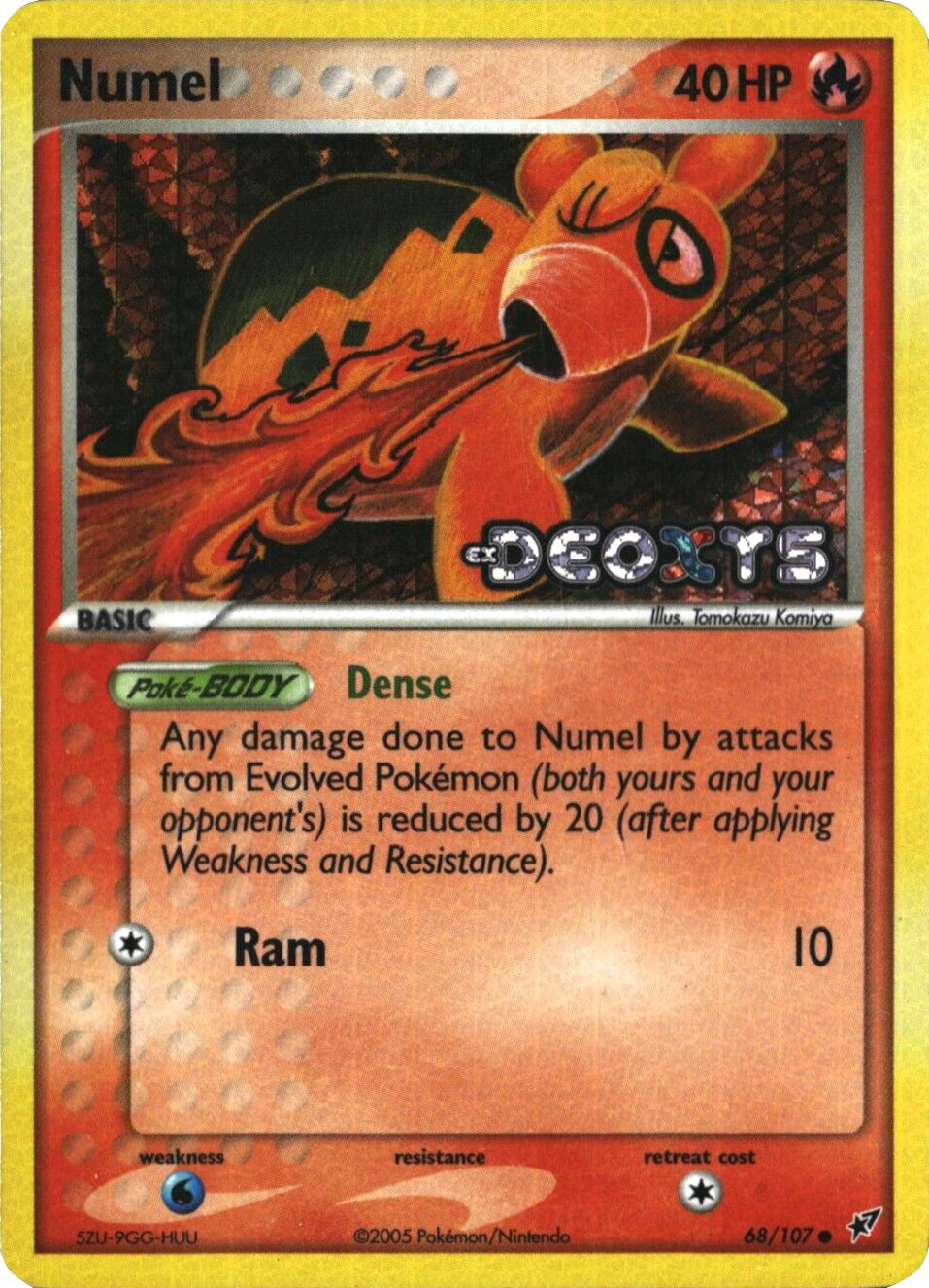 Numel (68/107) (Stamped) [EX: Deoxys] | Shuffle n Cut Hobbies & Games