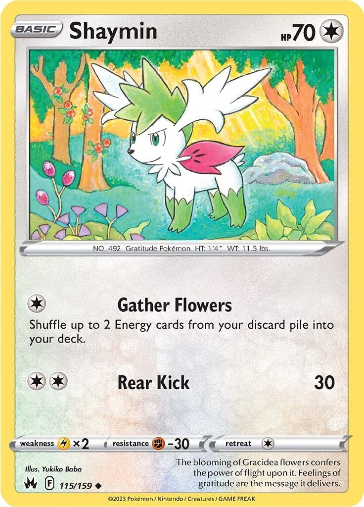 Shaymin (115/159) [Sword & Shield: Crown Zenith] | Shuffle n Cut Hobbies & Games