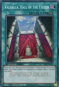 Valhalla, Hall of the Fallen (Secret) [SBCB-EN141] Secret Rare | Shuffle n Cut Hobbies & Games