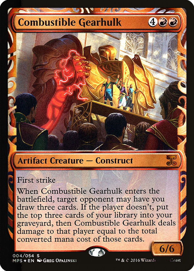 Combustible Gearhulk [Kaladesh Inventions] | Shuffle n Cut Hobbies & Games