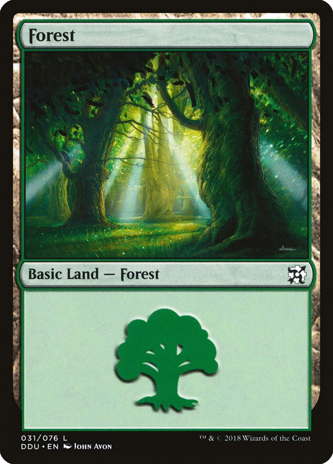 Forest (31) [Duel Decks: Elves vs. Inventors] | Shuffle n Cut Hobbies & Games