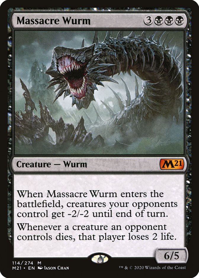 Massacre Wurm [Core Set 2021] | Shuffle n Cut Hobbies & Games