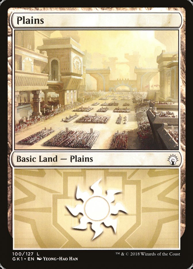 Plains (100) [Guilds of Ravnica Guild Kit] | Shuffle n Cut Hobbies & Games