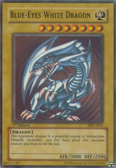 Blue-Eyes White Dragon [SDK-E001] Ultra Rare | Shuffle n Cut Hobbies & Games