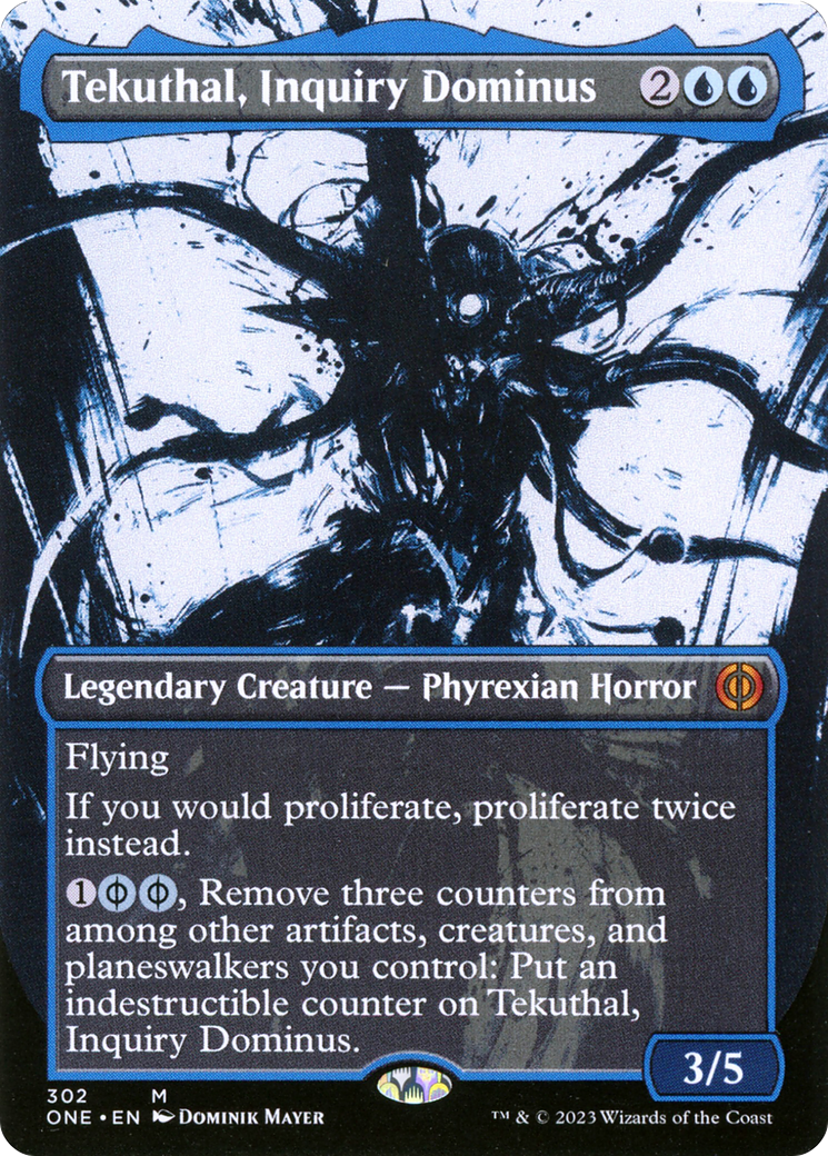 Tekuthal, Inquiry Dominus (Borderless Ichor) [Phyrexia: All Will Be One] | Shuffle n Cut Hobbies & Games