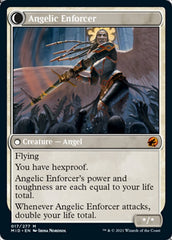 Enduring Angel // Angelic Enforcer [Innistrad: Midnight Hunt] | Shuffle n Cut Hobbies & Games