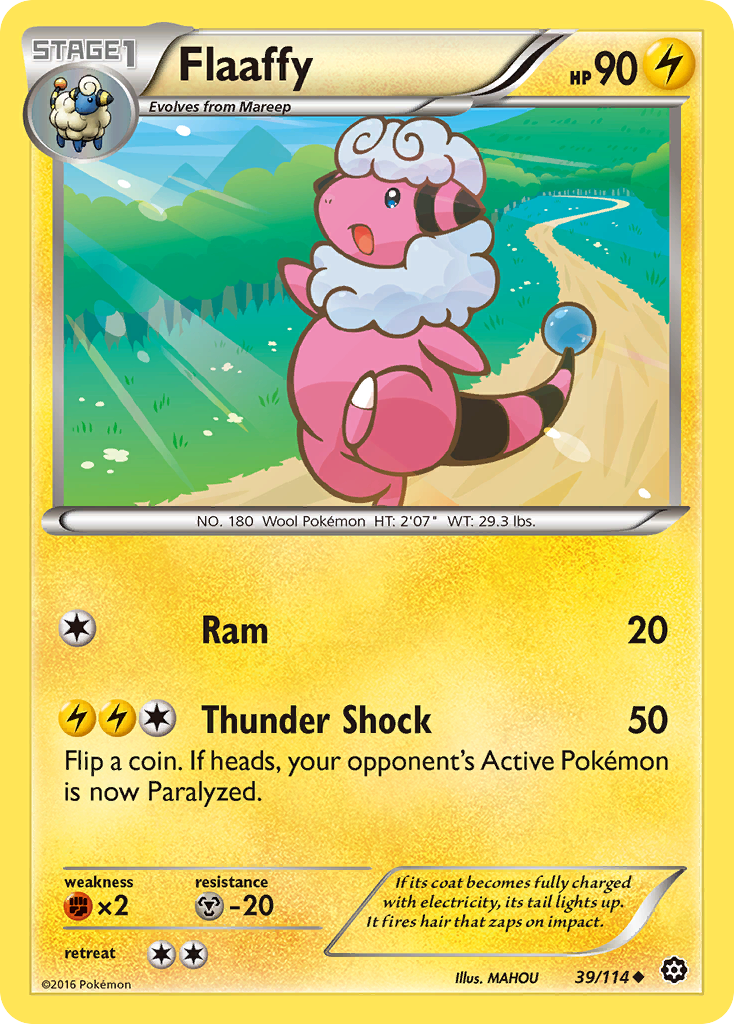 Flaaffy (39/114) [XY: Steam Siege] | Shuffle n Cut Hobbies & Games