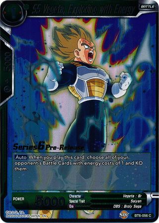 SS Vegeta, Exploding with Energy [BT6-056_PR] | Shuffle n Cut Hobbies & Games