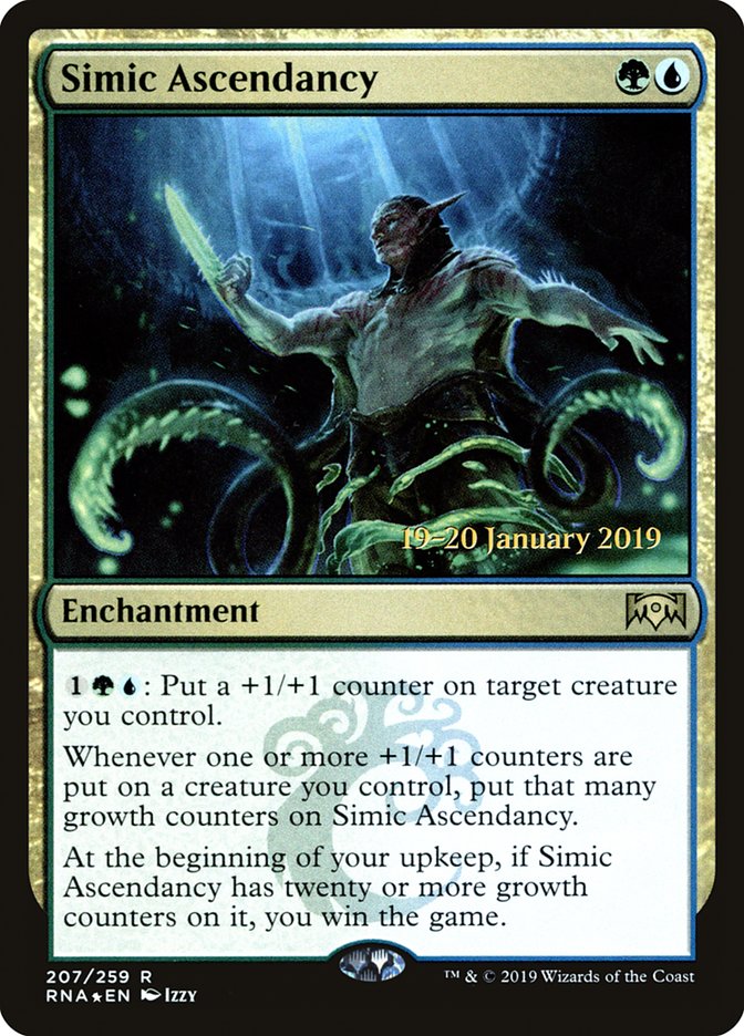 Simic Ascendancy [Ravnica Allegiance Prerelease Promos] | Shuffle n Cut Hobbies & Games