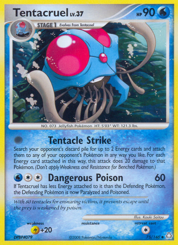 Tentacruel (75/146) [Diamond & Pearl: Legends Awakened] | Shuffle n Cut Hobbies & Games