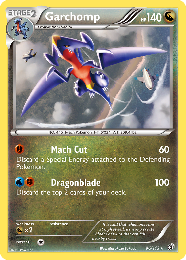 Garchomp (96/113) [Black & White: Legendary Treasures] | Shuffle n Cut Hobbies & Games