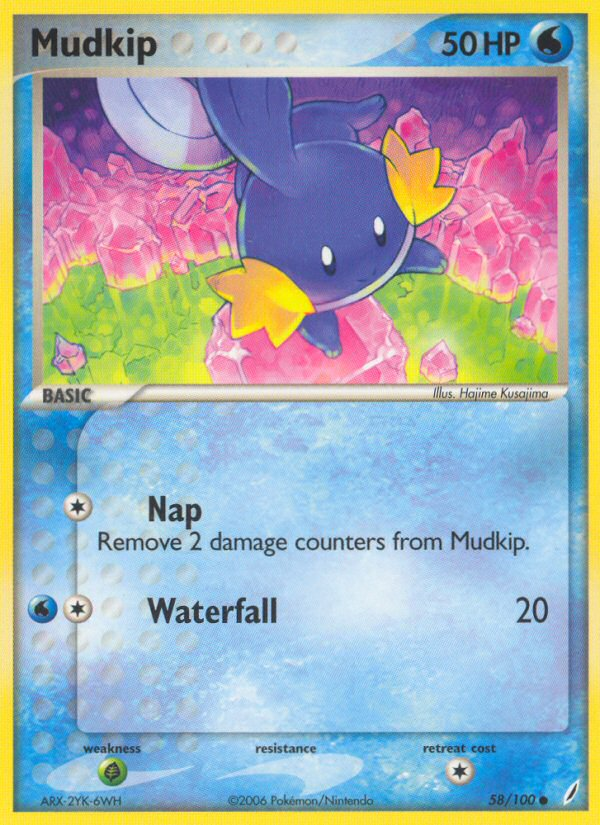 Mudkip (58/100) [EX: Crystal Guardians] | Shuffle n Cut Hobbies & Games