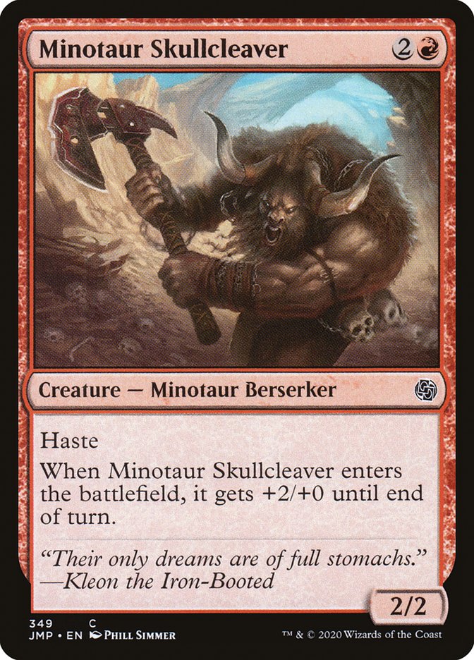 Minotaur Skullcleaver [Jumpstart] | Shuffle n Cut Hobbies & Games