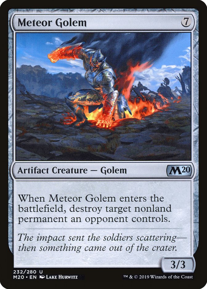 Meteor Golem [Core Set 2020] | Shuffle n Cut Hobbies & Games