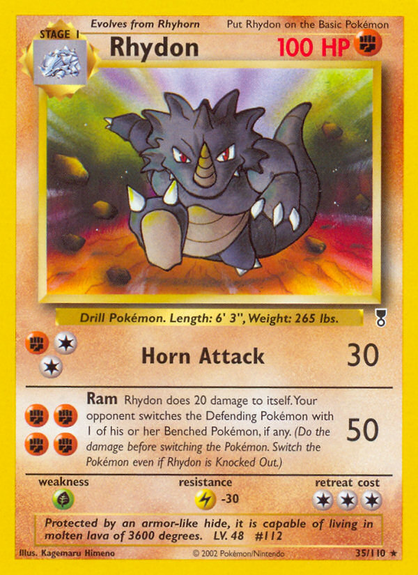 Rhydon (35/110) [Legendary Collection] | Shuffle n Cut Hobbies & Games