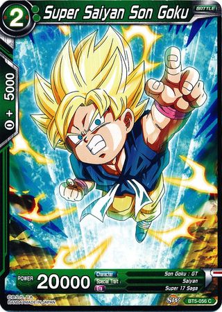 Super Saiyan Son Goku (Green) (BT5-056) [Miraculous Revival] | Shuffle n Cut Hobbies & Games