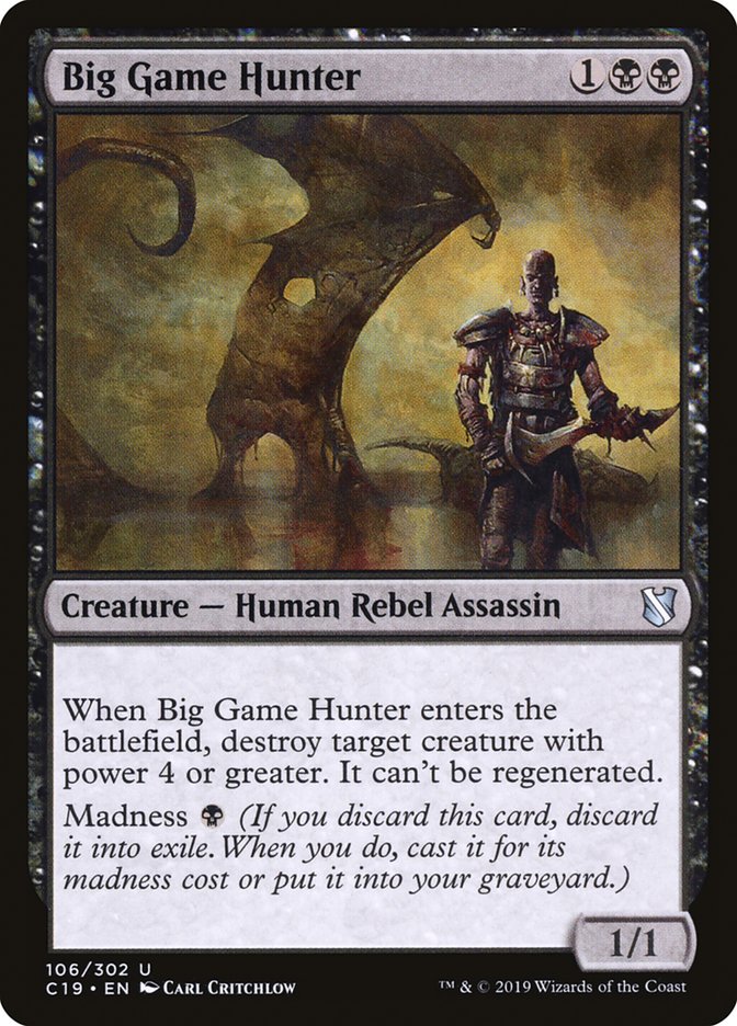 Big Game Hunter [Commander 2019] | Shuffle n Cut Hobbies & Games