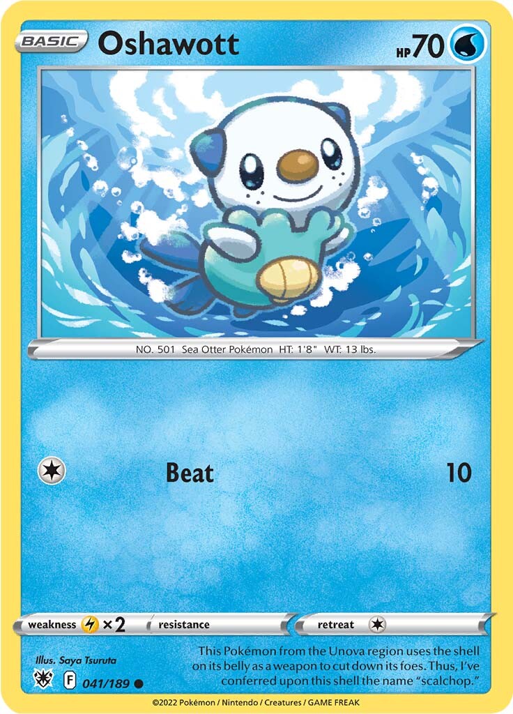 Oshawott (041/189) [Sword & Shield: Astral Radiance] | Shuffle n Cut Hobbies & Games