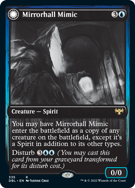 Mirrorhall Mimic // Ghastly Mimicry [Innistrad: Double Feature] | Shuffle n Cut Hobbies & Games