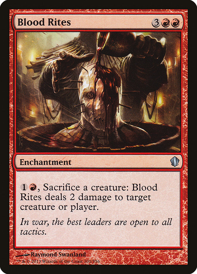 Blood Rites [Commander 2013] | Shuffle n Cut Hobbies & Games