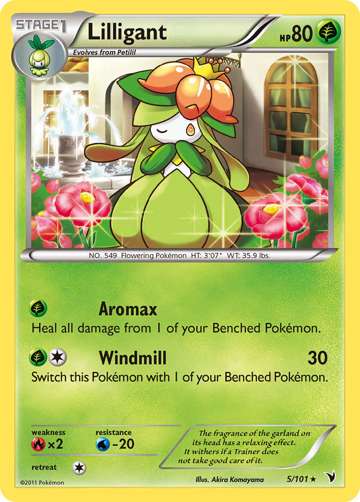 Lilligant (5/101) [Black & White: Noble Victories] | Shuffle n Cut Hobbies & Games