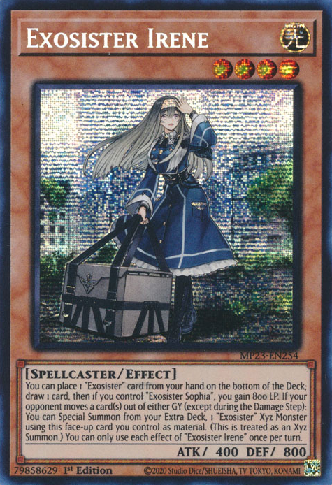 Exosister Irene [MP23-EN254] Prismatic Secret Rare | Shuffle n Cut Hobbies & Games