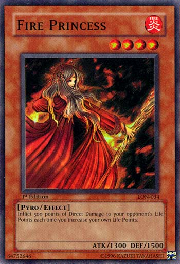 Fire Princess [LON-034] Super Rare | Shuffle n Cut Hobbies & Games