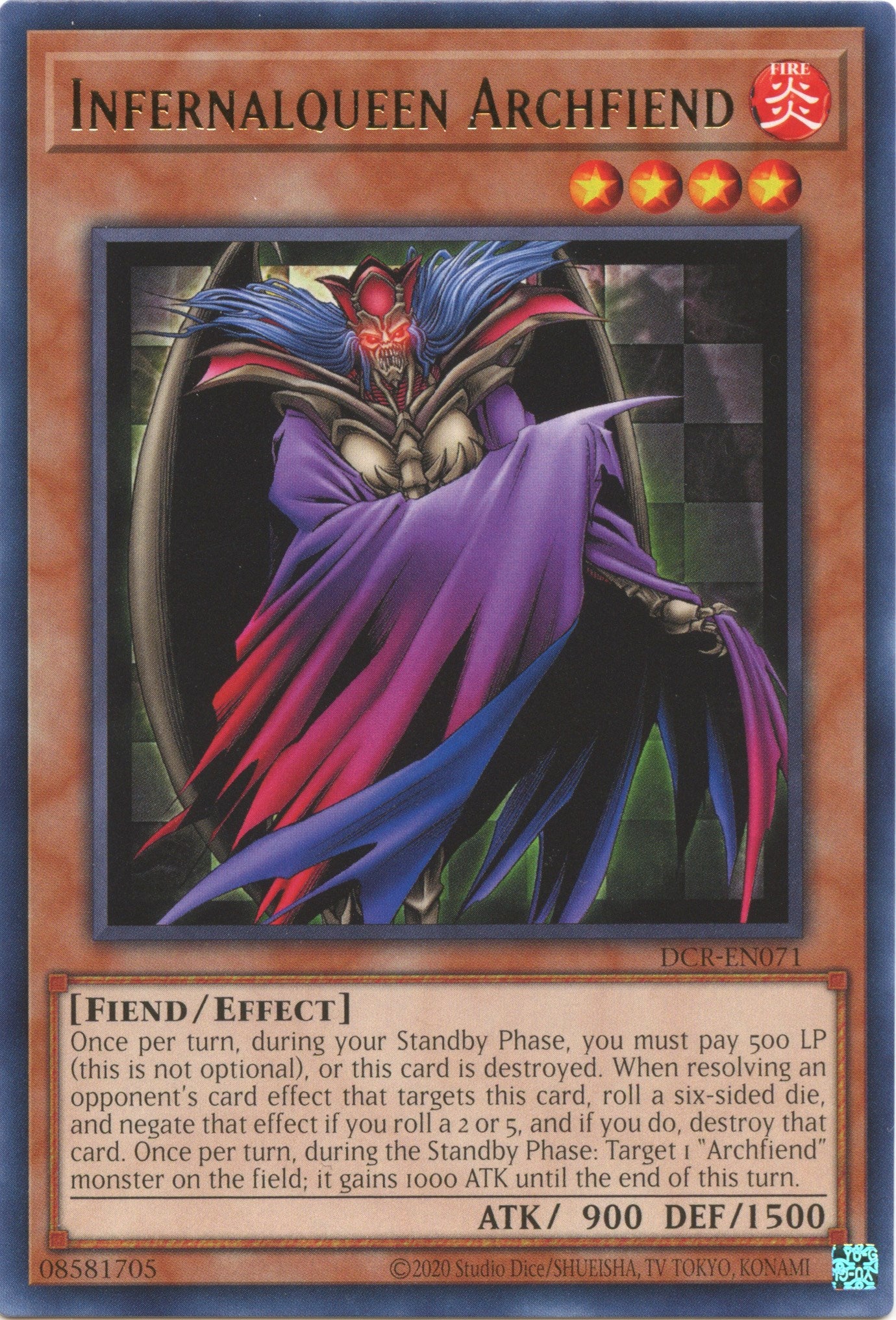 Infernalqueen Archfiend (25th Anniversary) [DCR-EN071] Rare | Shuffle n Cut Hobbies & Games