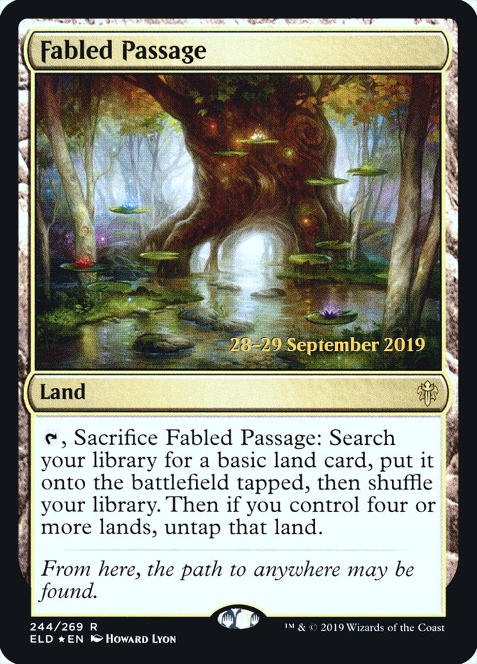 Fabled Passage [Throne of Eldraine Prerelease Promos] | Shuffle n Cut Hobbies & Games