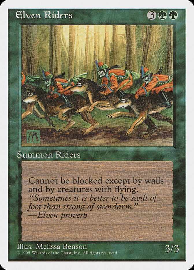 Elven Riders [Fourth Edition] | Shuffle n Cut Hobbies & Games