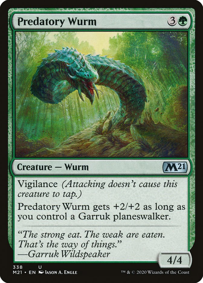 Predatory Wurm [Core Set 2021] | Shuffle n Cut Hobbies & Games