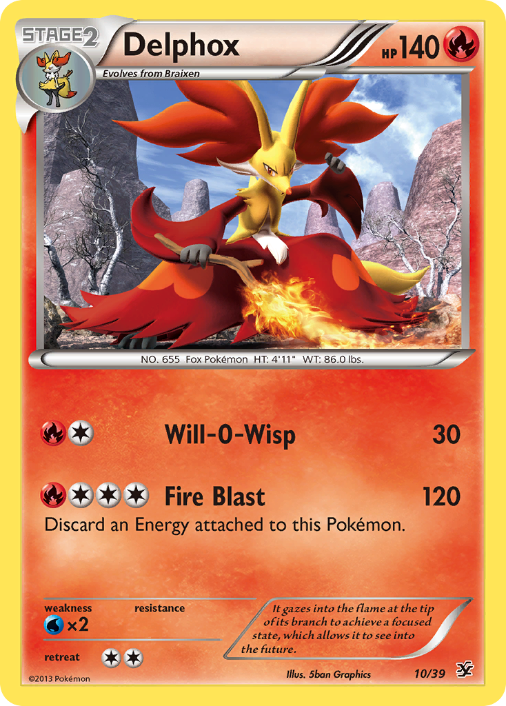 Delphox (10/39) [XY: Kalos Starter Set] | Shuffle n Cut Hobbies & Games