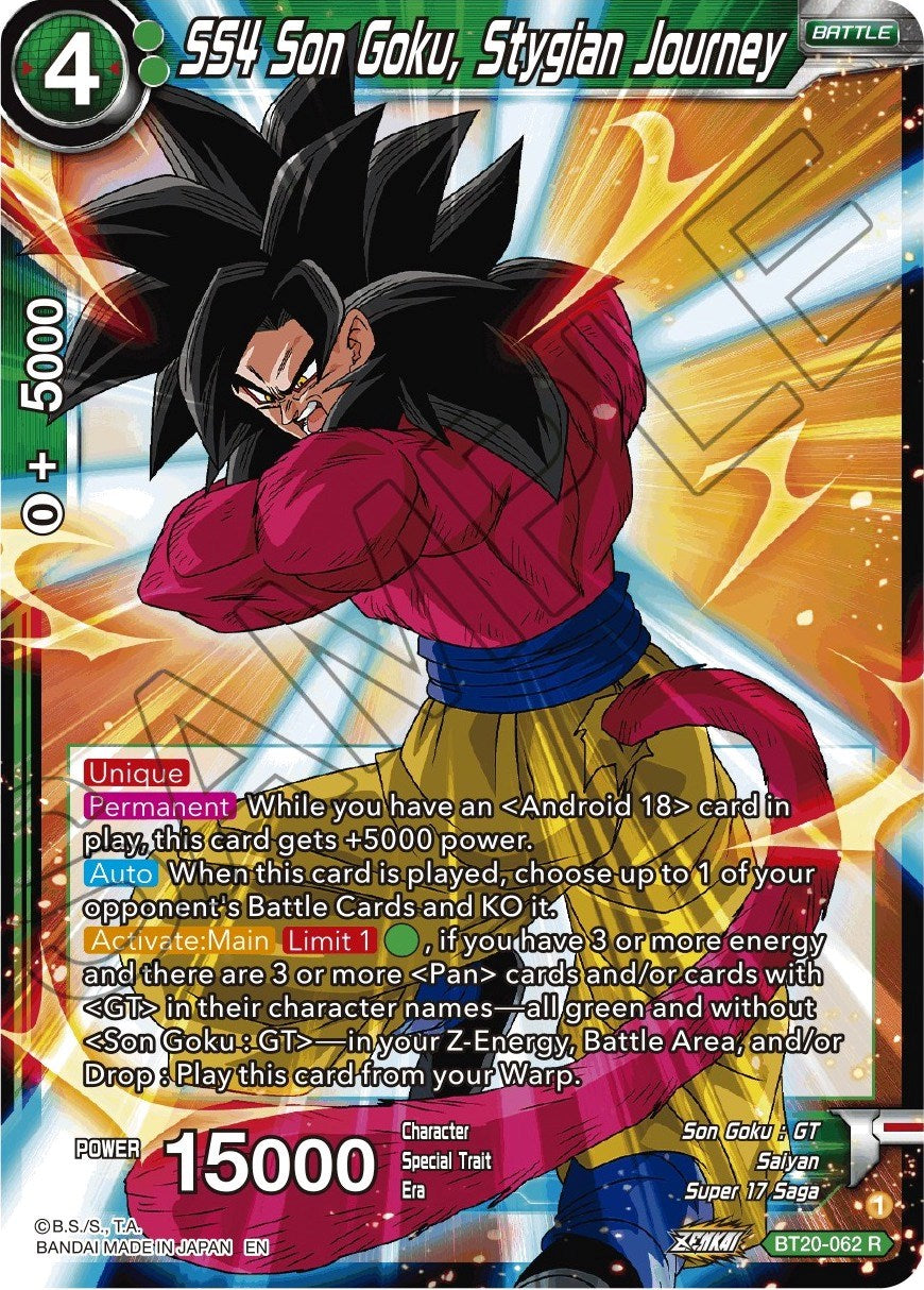 SS4 Son Goku, Stygian Journey (BT20-062) [Power Absorbed] | Shuffle n Cut Hobbies & Games