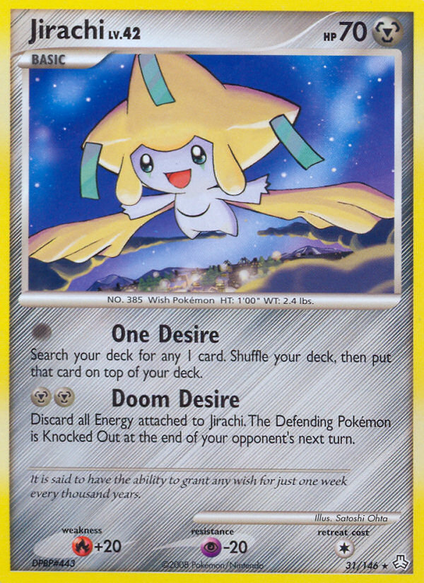 Jirachi (31/146) [Diamond & Pearl: Legends Awakened] | Shuffle n Cut Hobbies & Games