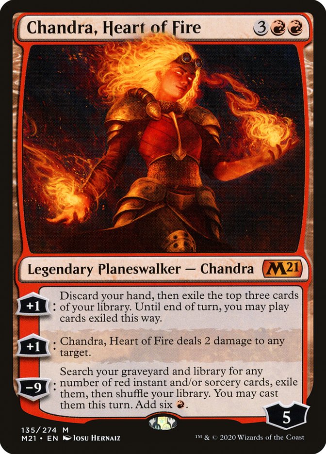 Chandra, Heart of Fire [Core Set 2021] | Shuffle n Cut Hobbies & Games