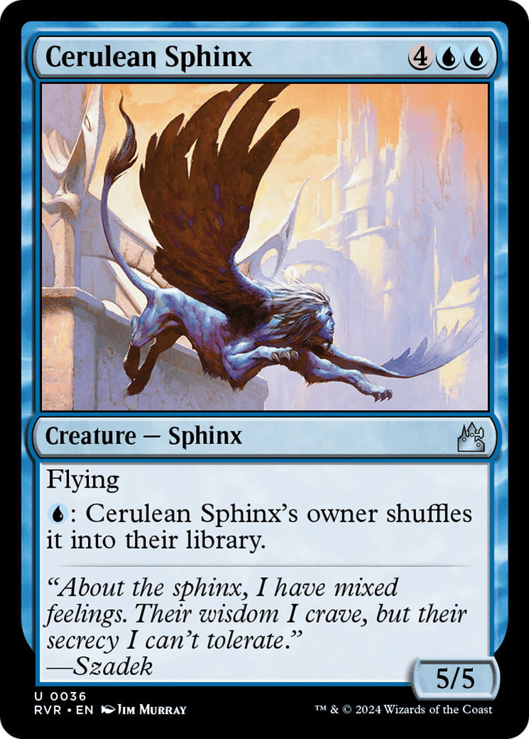 Cerulean Sphinx [Ravnica Remastered] | Shuffle n Cut Hobbies & Games