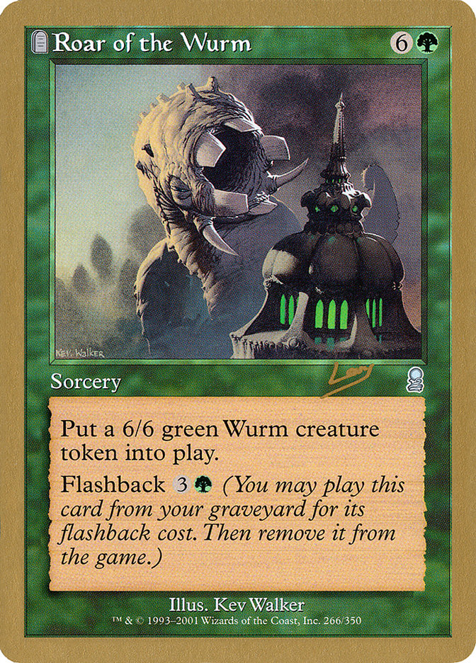 Roar of the Wurm (Raphael Levy) [World Championship Decks 2002] | Shuffle n Cut Hobbies & Games