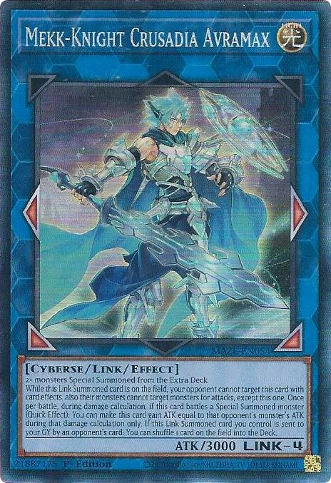 Mekk-Knight Crusadia Avramax [MAZE-EN054] Collector's Rare | Shuffle n Cut Hobbies & Games