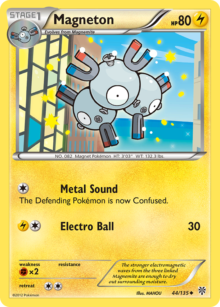 Magneton (44/135) [Black & White: Plasma Storm] | Shuffle n Cut Hobbies & Games