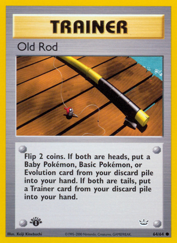 Old Rod (64/64) [Neo Revelation 1st Edition] | Shuffle n Cut Hobbies & Games