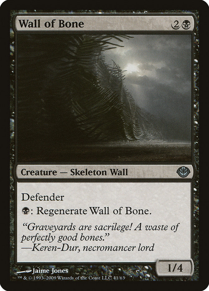 Wall of Bone [Duel Decks: Garruk vs. Liliana] | Shuffle n Cut Hobbies & Games