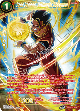 Son Gohan, Ultimate Essence (SPR) (BT14-007) [Cross Spirits] | Shuffle n Cut Hobbies & Games