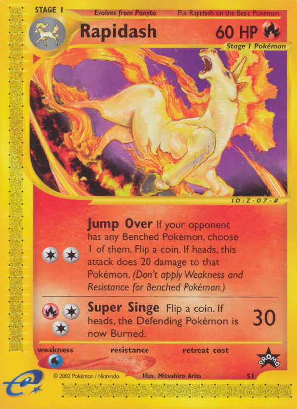 Rapidash (51) [Wizards of the Coast: Black Star Promos] | Shuffle n Cut Hobbies & Games