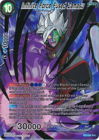 Infinite Force Fused Zamasu (SPR) [BT2-058] | Shuffle n Cut Hobbies & Games