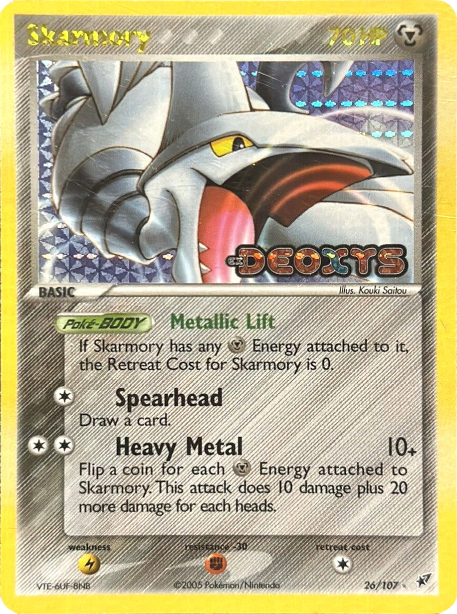 Skarmory (26/107) (Stamped) [EX: Deoxys] | Shuffle n Cut Hobbies & Games