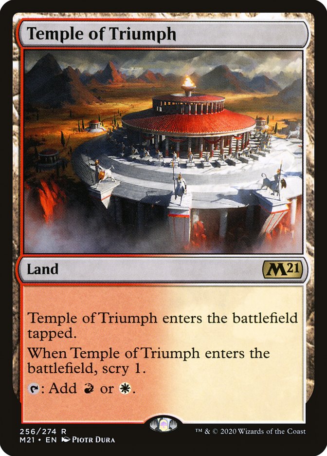 Temple of Triumph [Core Set 2021] | Shuffle n Cut Hobbies & Games