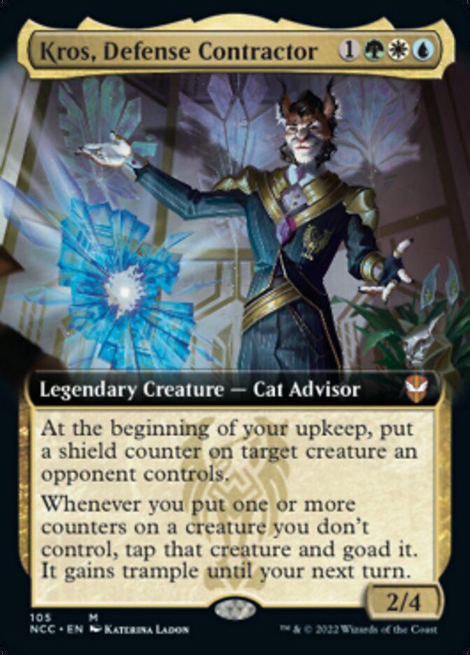 Kros, Defense Contractor (Extended Art) [Streets of New Capenna Commander] | Shuffle n Cut Hobbies & Games