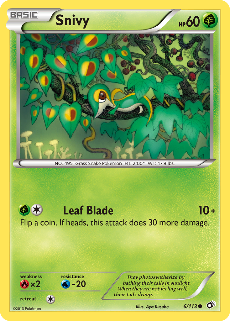 Snivy (6/113) [Black & White: Legendary Treasures] | Shuffle n Cut Hobbies & Games